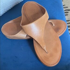 Fitflop Tan Leather Sandals